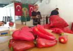 Çukurovalı kadınlar biber salçası mesaisinde