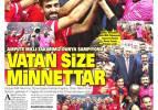 Spor gazetelerinde günün manşetleri