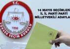 YSK geçici aday listesini yayımladı! İşte CHP, AKP, İYİ Parti'nin milletvekili aday listesi! İstanbul, Ankara, İzmir...