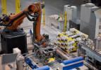 Irak’ın en teknolojik fabrikasında inşaat malzemelerinin üretimi robotlara emanet
