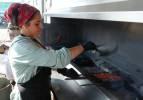 Kentin tek kadın kebap ustası, mücadelesine konteynerde devam ediyor