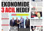 Ekonomide 3 acil hedef - 18 Haziran günün gazete manşetleri