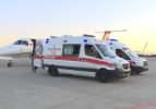 Ambulans uçak, 13 günlük bir bebek ve iki genç için havalandı