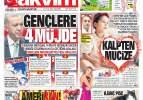 27 Eylül Çarşamba gazete manşetleri - Kabine sonrası Erdoğan'ın açıklamaları gazete manşetlerinde!