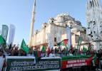 Türkiye'de Filistinlilere destek gösterisi
