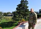 Aliyev, Hankendi ve Hocalı'da Azerbaycan bayrağını göndere çekti