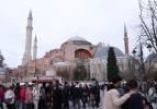  Ayasofya-i Camii Kebir Şerifi'nde restorasyon çalışmaları! Havadan görüntülendi