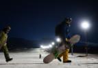 Erciyes'te gece kayağı başladı