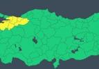 Meteoroloji'den 8 kente sarı alarm!
