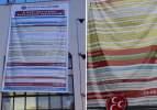 Alanya’da CHP’nin borç bakiyesi afişine MHP'den alacak afişli cevap