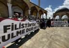 Türkiye'nin dört bir yanından Gazze'ye destek! Üniversite İsrail'in saldırılarını protesto etti