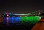İstanbul'da Azerbaycan kutlamaları! Köprüler aydınlatıldı... 