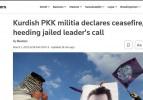 Dünyanın gözünden PKK'nın ateşkes ilanı
