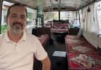 1985 model otobüsünü eve dönüştürdü: 3 yıldır Anadolu'yu geziyor
