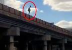  Arkadaşlarıyla iddiaya girdi! Köprüden atladı, kayboldu