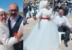 40 yıl önce kaçarak evlenmişlerdi! 57 yaşında gelinlik giydi, hayallerini gerçekleştirdi