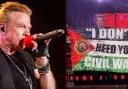 Guns N’ Roses’in solisti Axl Rose konserinde Filistin için seslendi!
