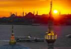İstanbul'da g&uuml;n batımı: Manzara hayran bıraktı