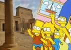 Antik mısır mezarından Simpsonlar &ccedil;ıktı! Bu kadar benzerlik pes dedirtti 