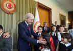 TBMM Başkanı Kurtulmuş, Milli Eğitim Bakanı Tekin ve &ccedil;ocukları kabul etti