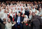 Cumhurbaşkanı Erdoğan kadın &ccedil;ift&ccedil;ilerle bir araya geldi