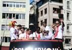 Galatasaray şampiyonluğunu kutluyor! İşte en &ouml;zel kareler