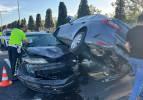 Nevşehir'de zincirleme kaza: 4 ara&ccedil; birbirine girdi, 5 yaralı var