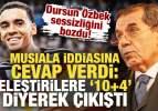 Dursun &Ouml;zbek sessizliğini bozdu! Musiala iddiasına cevap verdi: Eleştirilere '10+4' diyerek &ccedil;ıkıştı