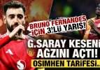 Bruno Fernandes i&ccedil;in 3&rsquo;l&uuml; yarış! G.Saray kesenin ağzını a&ccedil;tı: Osimhen tarifesi