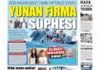 Alabora olan gemide Yunan firma ş&uuml;phesi - 1 Eyl&uuml;l 2026 Gazete Manşetleri