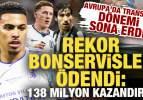 Avrupa'da transfer d&ouml;nemi sona erdi! Rekor bonservisler &ouml;dendi: 138 milyon kazandırdı