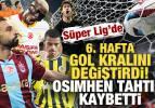 S&uuml;per Lig'de 6. hafta sonrası gol kralı değişti! Osimhen tahtını kaybetti