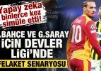 Yapay zeka sim&uuml;le etti! F.Bah&ccedil;e ve G.Saray i&ccedil;in Devler Ligi'nde felaket senaryosu