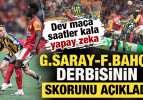 Dev ma&ccedil;a saatler kala yapay zeka, Galatasaray-Fenerbah&ccedil;e ma&ccedil;ının skorunu a&ccedil;ıkladı