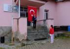 Tek &ouml;ğrencisi olan okulda 29 Ekim Cumhuriyet Bayramı t&ouml;renle kutlandı