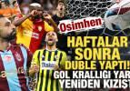 Osimhen, haftalar sonra duble yaptı! S&uuml;per Lig'de gol krallığı yarışı kızıştı