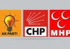 AK Parti, CHP ve MHP'nin belediye başkan adayları