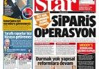 25 Eylül Pazar gazete manşetleri