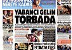 25 Kasım 2014 gazete manşetleri