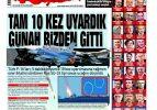 25 Kasım 2015 gazete manşetleri