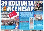 26 Ekim 2015 gazete manşetleri