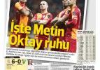 Galatasaray'ın 6-0'lık manşetleri