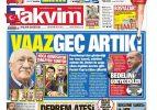 28 Nisan 2015 gazete manşetleri
