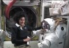 1 yıldır uzayda yaşayan kadın