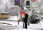 İstanbul'dan kar manzaraları