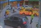 Kaza sonrası kavga kamerada!