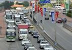 Yollarda bayram trafiği