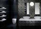 2017'nin siyah banyo dekorasyonları