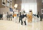 Ev dekorasyonunda yeni trend: Lego kediler