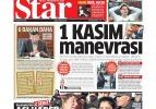 6 Kasım 2015 gazete manşetleri